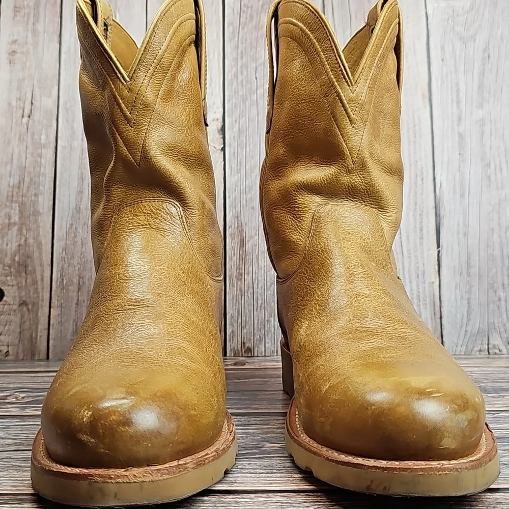 TACOVAS THE STOCKTON BISON ROPER STYLE WESTERN BOOT